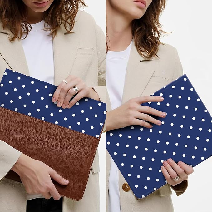 White Dots Dark Blue