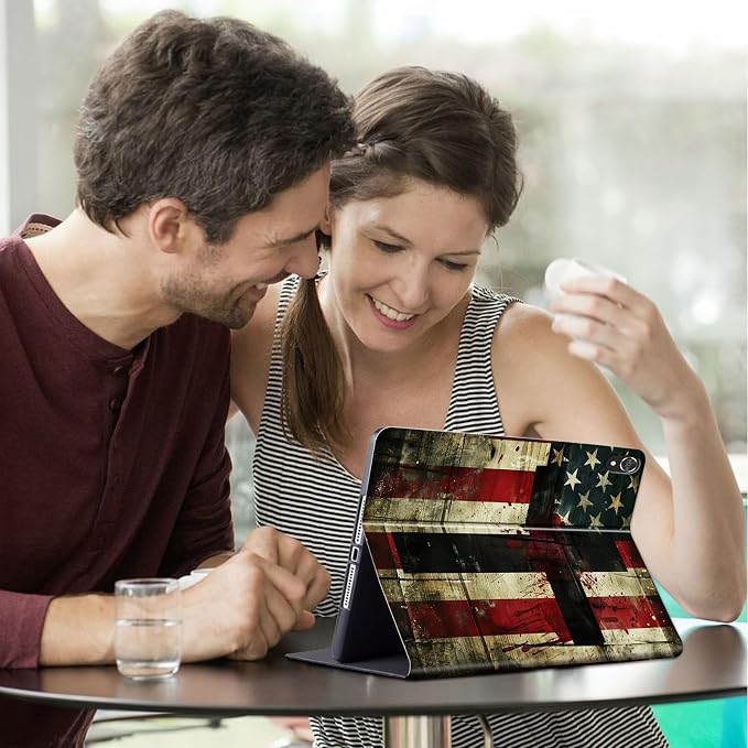 Cross on American Flag