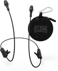 Elgin Ruckus Wireless Bluetooth Earplug Headphones 25 dB Noise Reduction Ear Plug Earbuds Noise Cancelling Mic 12 Hour Battery IP65 sweatproof OSHA Compliant Hearing Protection Work Safety