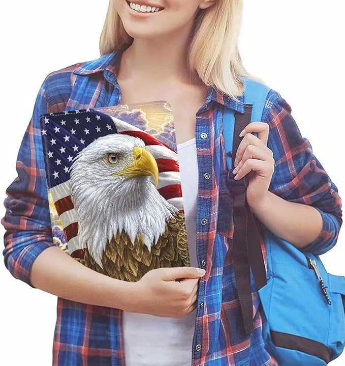Patriotic American Flag Bald Eagle