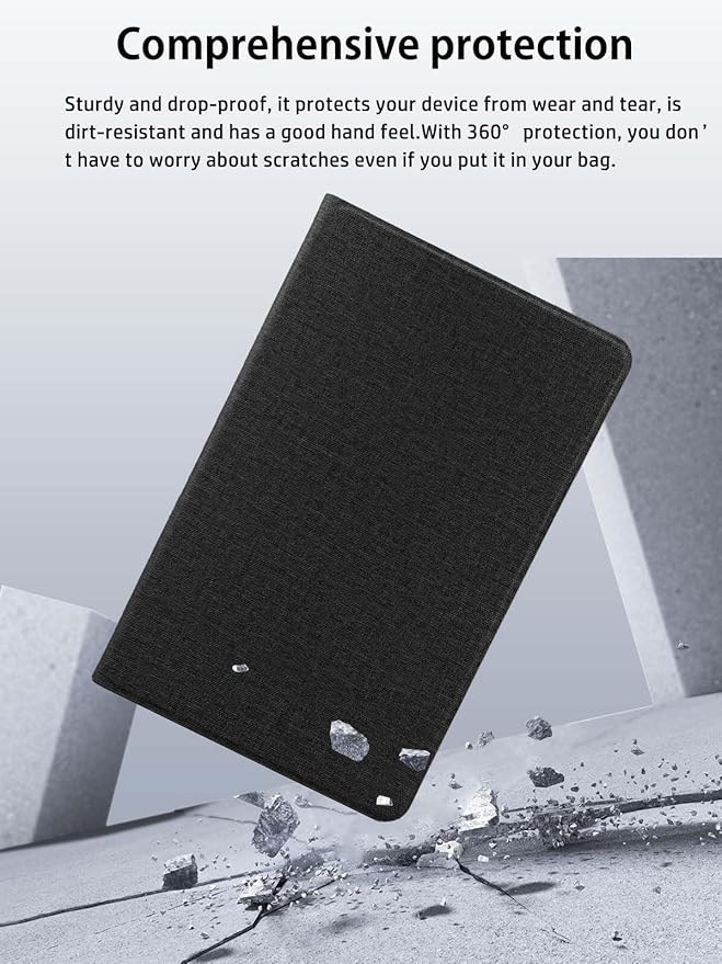 Case for TECLAST T65 Tablet 13.4inchNOUKAJU Tablet Protection CaseFolding StandAngle AdjustmentProtection Cover for TECLAST T65(Black)