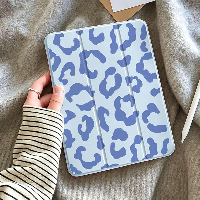 Blue Leopard Print