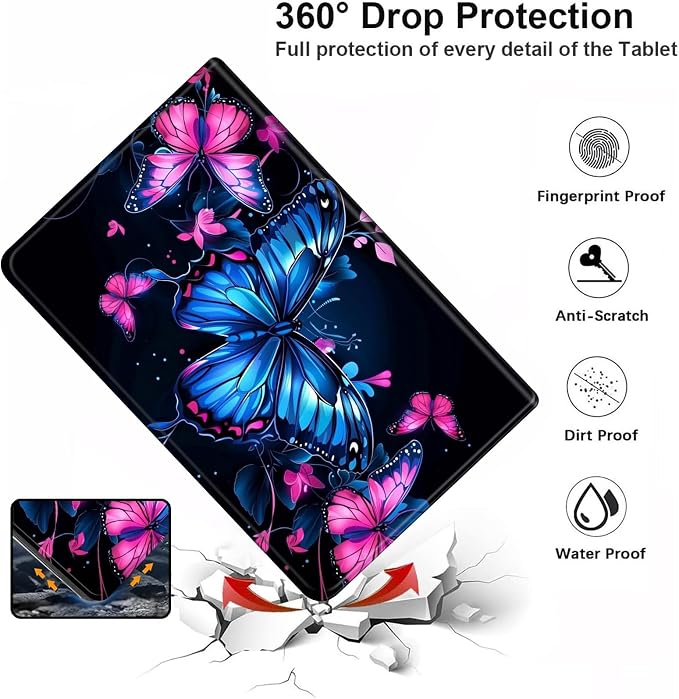Pink Blue Butterflies