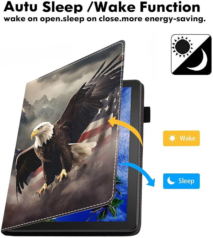 American Flag Bald Eagle