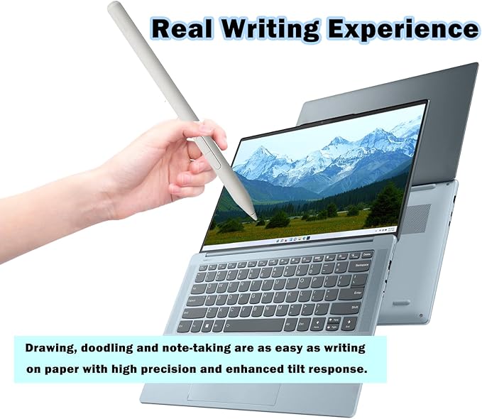 Stylus Yoga Pen for Lenovo Yoga Pen (4X81Q95846)Yoga Stylus (WE05/ US501/US502) forLenovo Yoga 6/7i/9i/Book 9i ThinkPad P/X1 Series ThinkBook Chrome3/5 SeriesIdeaPad Flex Series(White)
