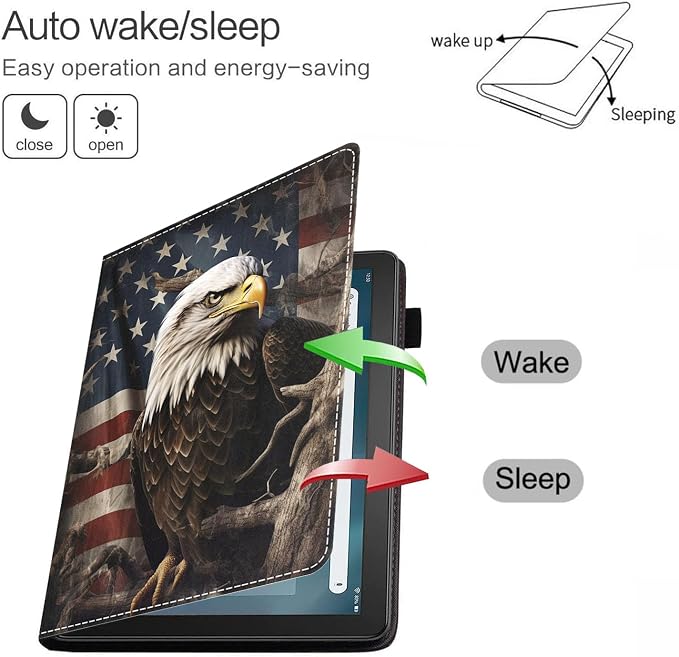 Patriotic American Flag Bald Eagle