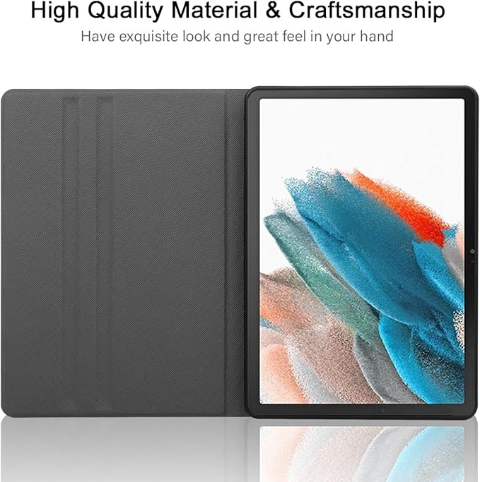 Cute Ocean Whale Shark Turtle Tablet Case for Samsung Galaxy Tab A8 X205/X200 2021 10.5 Summer Sea Shell Starfish Cover for Girls Women Trendy Protective Cases Flip PU Leather Funda
