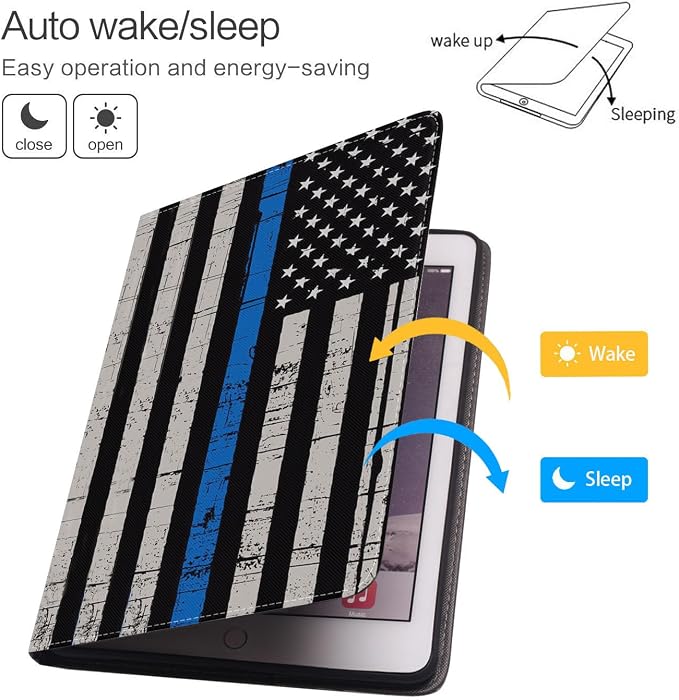 Thin Blue Line American Flag