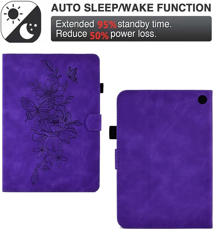 Embossed Purple