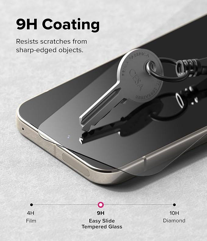 Ringke Easy Slide Tempered Glass Designed for Google Pixel 10 Pro XL Screen Protector [Super Easy to Install] Case Friendly Shatterproof Premium 9H Hardness Tempered Glass - 2 Pack