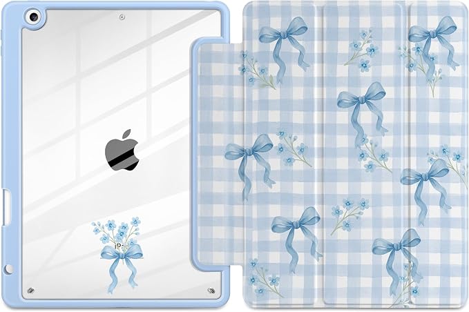 Blue Gingham Bows