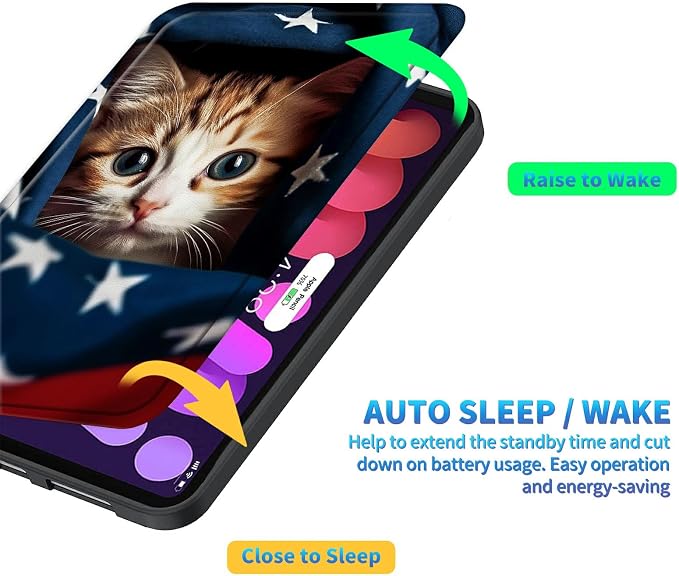 Cat American Flag