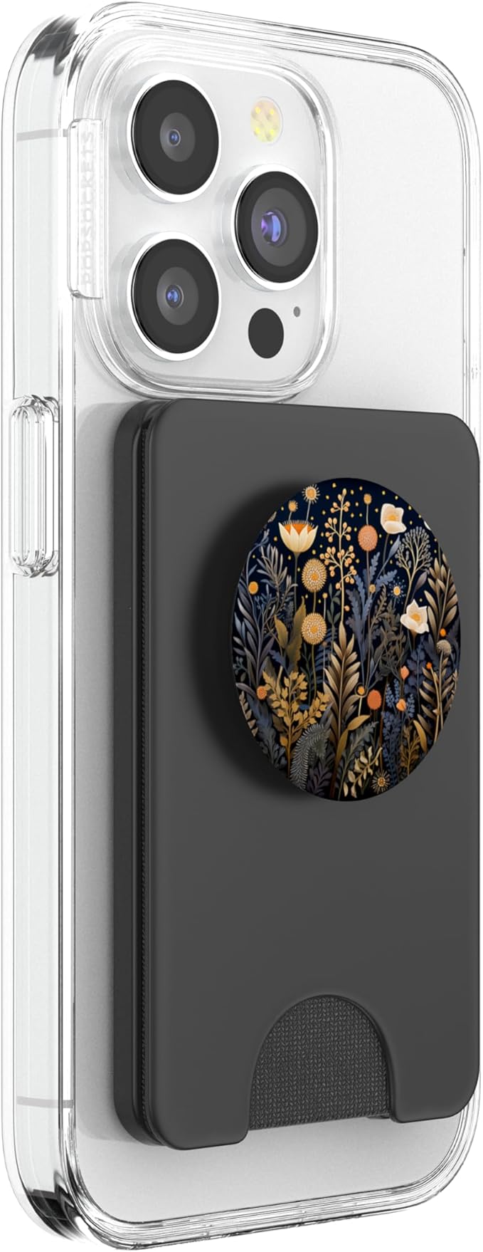 Wildflower Flowers Design Floral PopSockets PopWallet for MagSafe