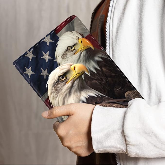 American Flag Patriotic Bald Eagle