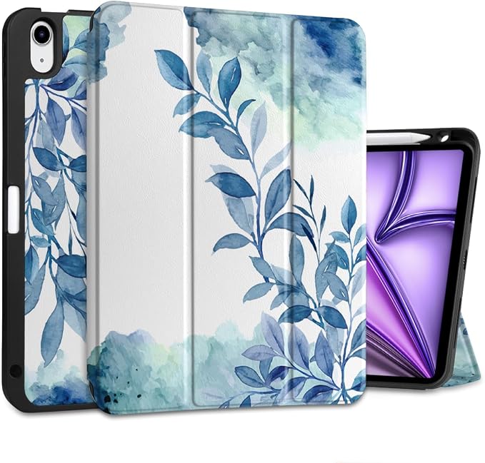 Watercolor Blue Florals