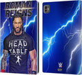 Head Case Designs Officially Licensed WWE Lightning Roman Reigns Leather Wallet Case Compatible with Apple iPad Pro 11 M4/M5 2024/2025