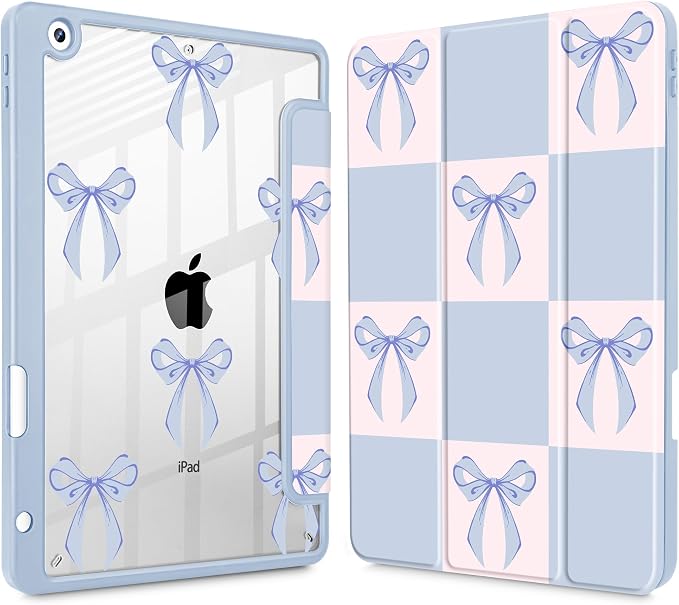 Blue Square Bow