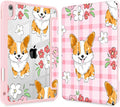 May Chen for iPad Air 11-inch M4/M3/M2 (2026/2025/2024) iPad Air 5th/4th 10.9 Inch - Shockproof Cover with Clear Back Shell &amp Penceil Holder Auto Wake/Sleep Stand Cover Dog Stripes