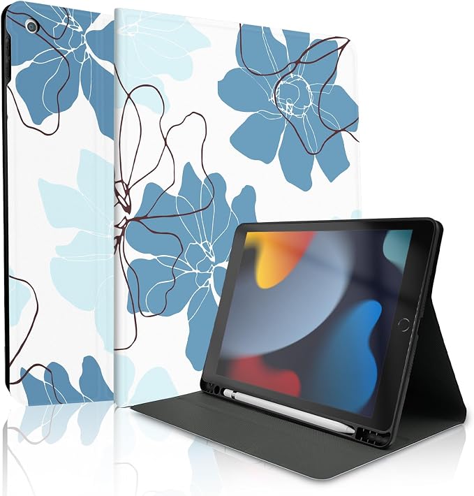 B Flower Light Blue