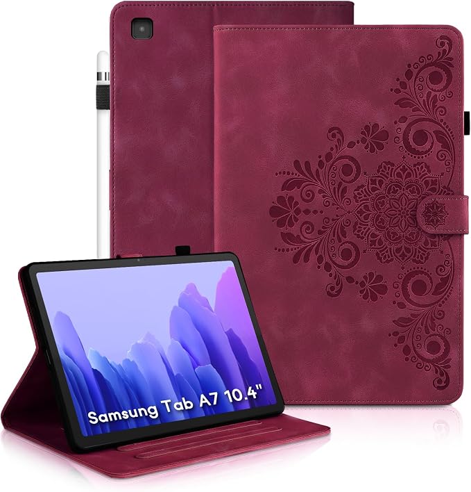 Mandala-Wine Red