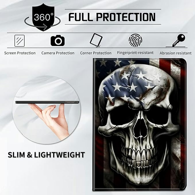 American Flag Skull