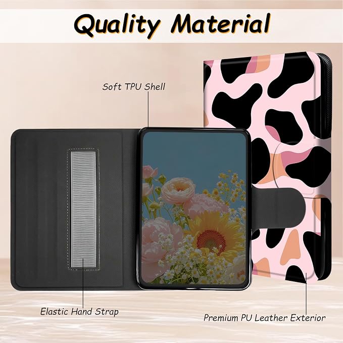 Black Pink Cow Print