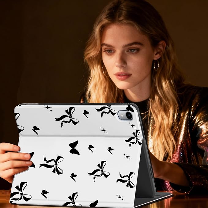 Black-White Bow Stars