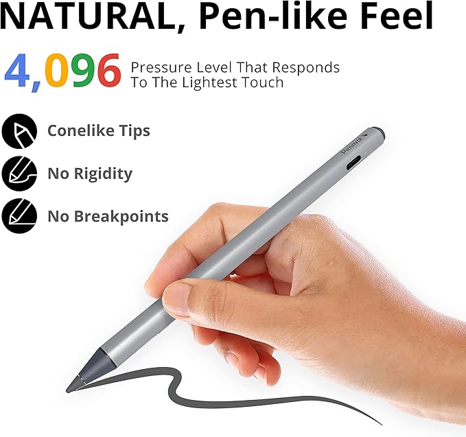 Penoval USI2.0 Stylus Pen for Chromebooks - 4096 Levels Pressure for Lenovo ASUS HP Chrome Devices &amp Google Pixel Tablet