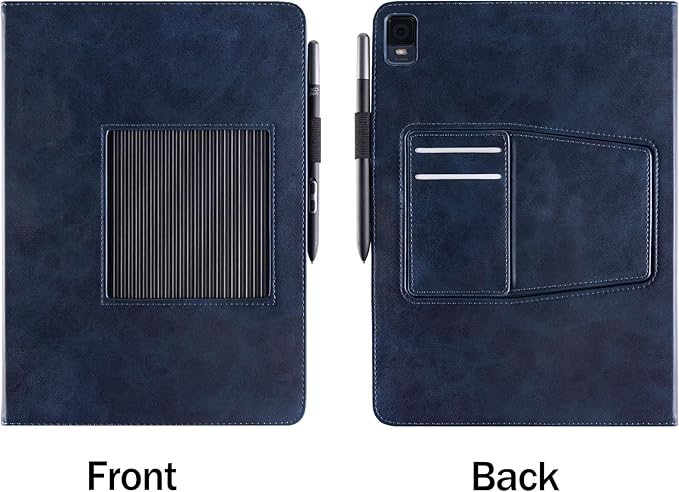 BOZHUORUI Case for XPPen Magic Drawing Pad 12.2 PU Leather Protective Folio Cover with Auto Sleep WakeMultiple Viewing Angles Stand Cover for XP-Pen 12.2 Inch Drawing Tablet (Dark Blue)