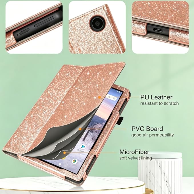 Glitter Rose Gold