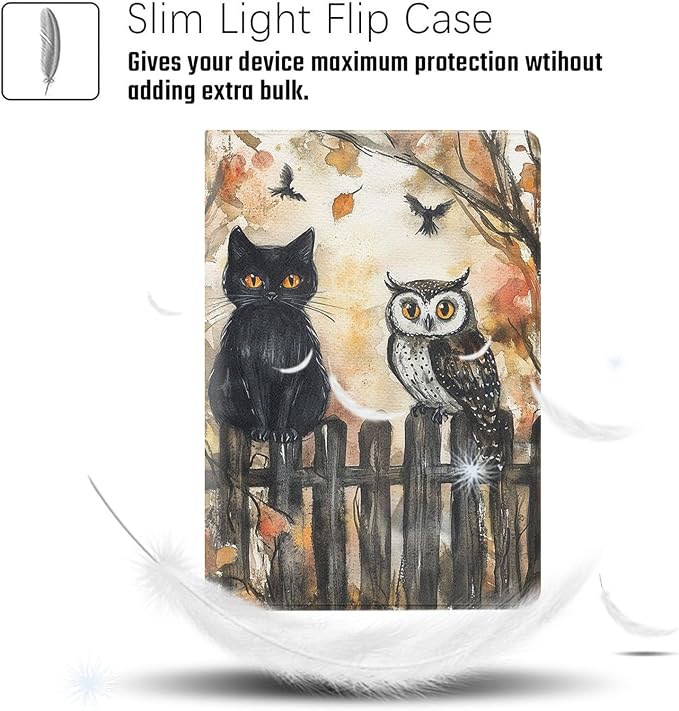 Black Cat Owl Halloween