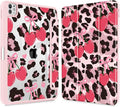Mektron Case for M5/ M4 iPad Pro 11 inch 2025/2024 with Pencil Holder Compatible Models: A3357/A3358/A3359/A2836/A2837/A3006 Shockproof Cover Clear Shell Cherry &amp Cheetah