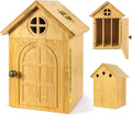 Cell Phone Box for Family Time — Premium Bamboo Phone Storage Box with Charging Ports Holds Up to 6 Phones Self-Discipline Phone Holder Helps Children and Adults Regain Focus Decorative