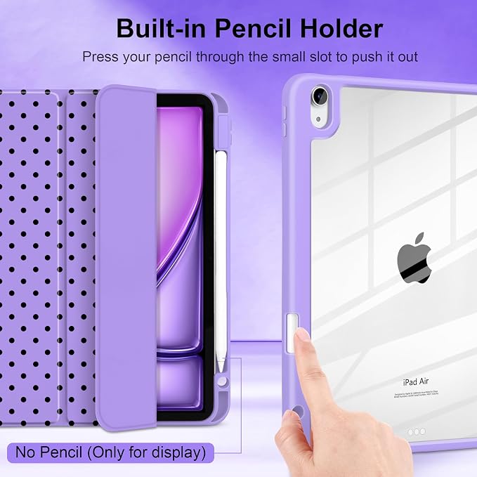 Purple polka dot