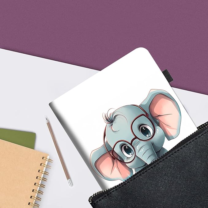 Case for Amazon Kindle Fire HD 8 Tablet 8(12th/10th Generation 2022/2020 Release) &amp HD 8 Plus TabletSlim Fit Foldable Standing Cover Case with Auto Sleep/WakeCute Elephant