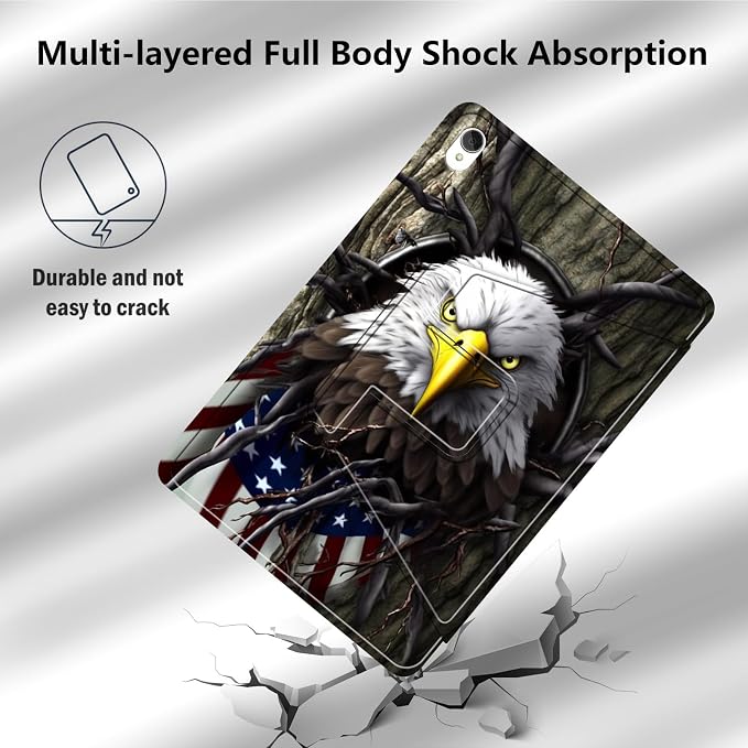Bald Eagle American Flag