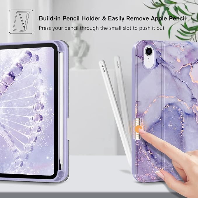 backlight/lilac marble