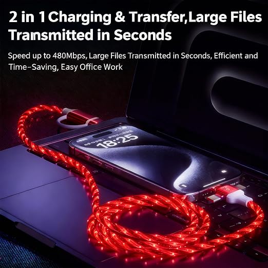USB 6in1 Crossing Starry Red
