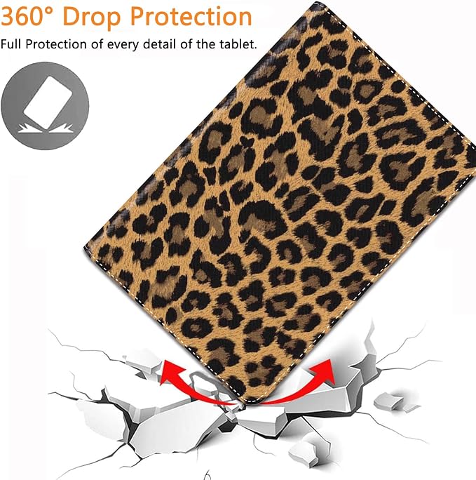Brown and Black Leopard Print