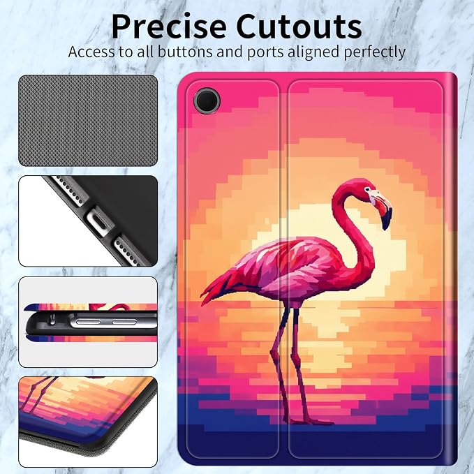 Pixel Art Flamingo