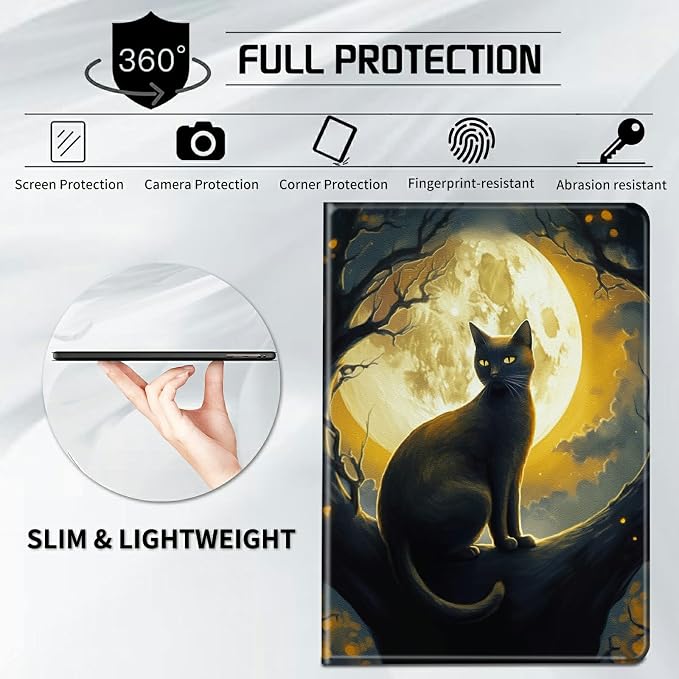 Cat and Moon
