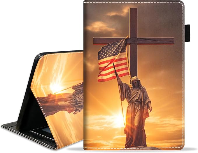 American Flag Cross Jesus
