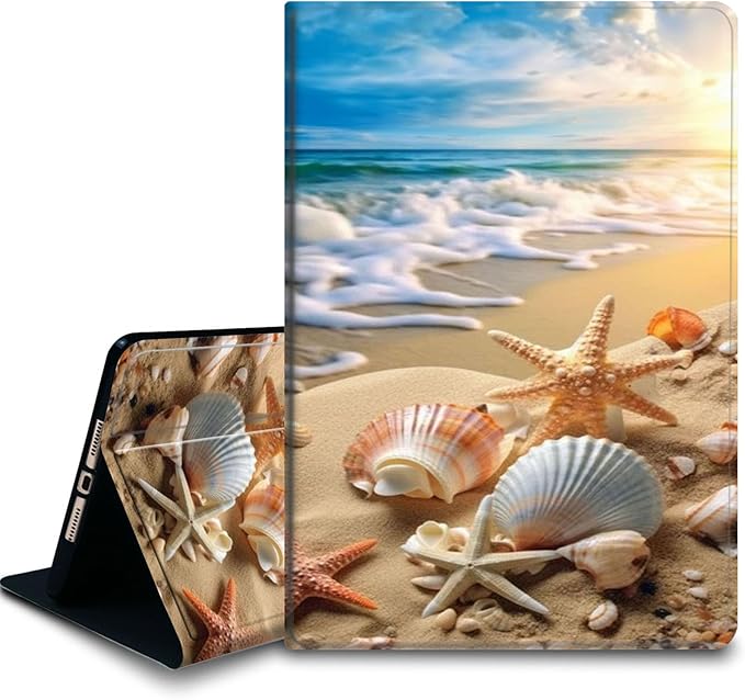 Bxgolkgd Tablet Case for 6.8 Kindle Paperwhite (11th Generation-2021) &amp Kindle Paperwhite Signature EditionAuto Wake/Sleep FunctionBeach Shell Starfish