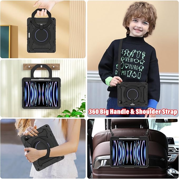 Ring Stand-Black with Pen Holder