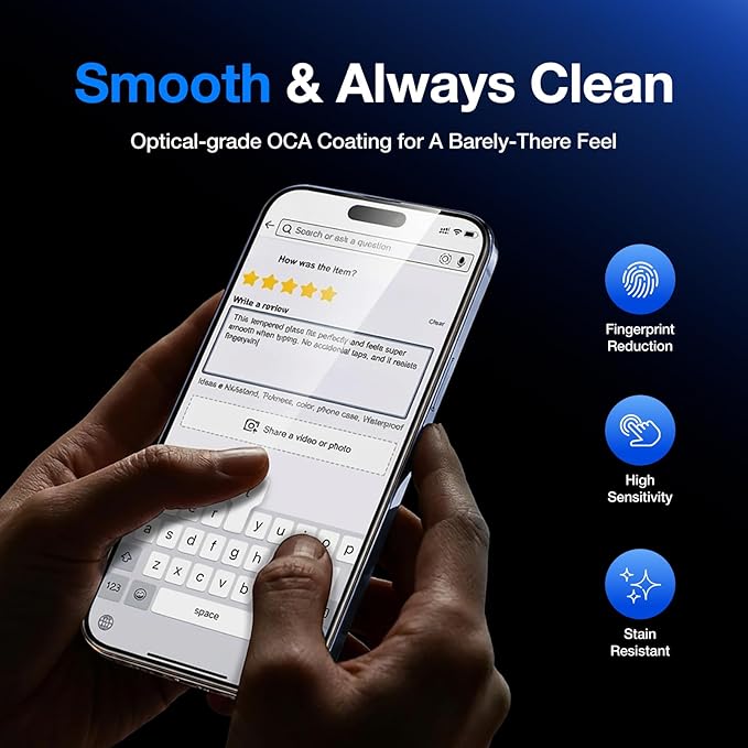 2 Pack 28° Privacy Screen Protector for iPhone 17/16 Pro [6.3 Inch] Anti Spy Private 9H+ Tempered Glass Shatterproof Anti-Scratch Protective Film with Auto-Alignment Installation Frame