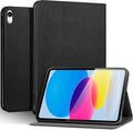 Genuine Leather Case for iPad 11th Gen 11 (2025/A16) &amp 10th Gen 10.9 (2022) | Slim Protective Cover with Adjustable Stand Auto Wake/Sleep Premium Leather | Black