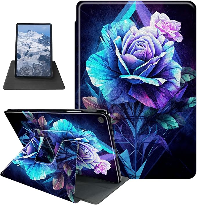 Purple and Blue Rose