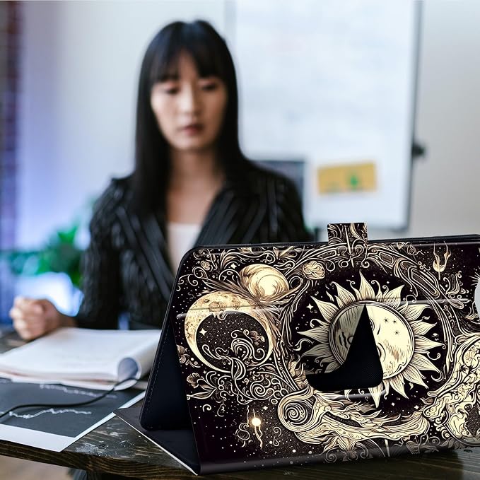 gold sun and moon