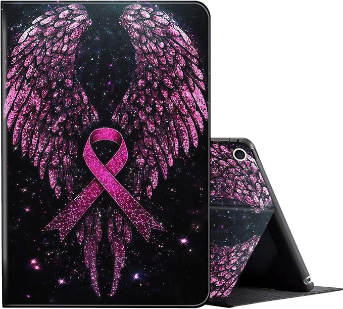 Pink Angle Wings Ribbon