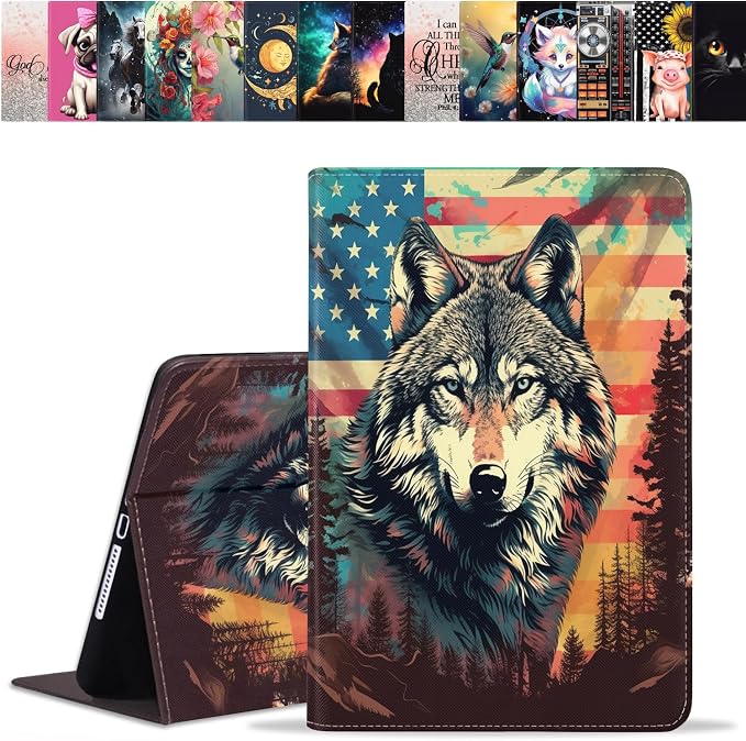 American Flag Wolf